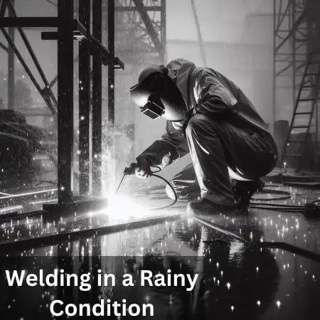 can you weld in a rainy weather